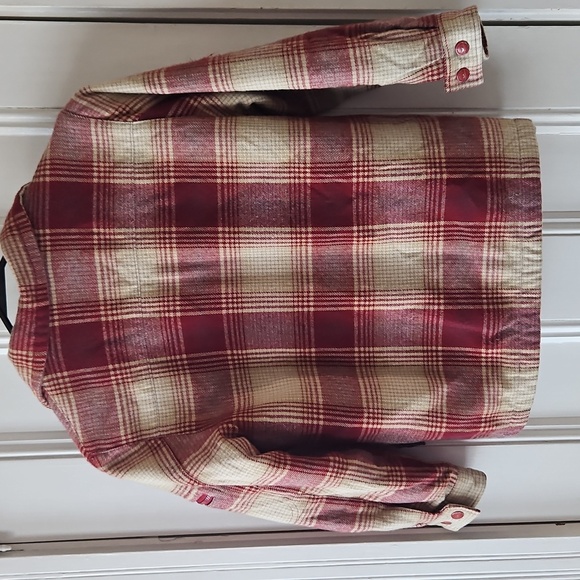 Boys 8 Thick Outerwear Flannel Fleece-Lined Zip-Up Jacket - Picture 12 of 12